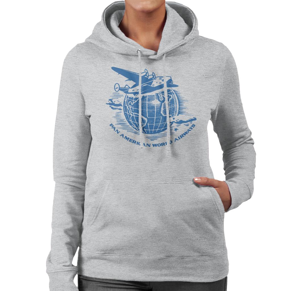 Pan Am Flying Around The World Women's Hooded Sweatshirt-ALL + EVERY