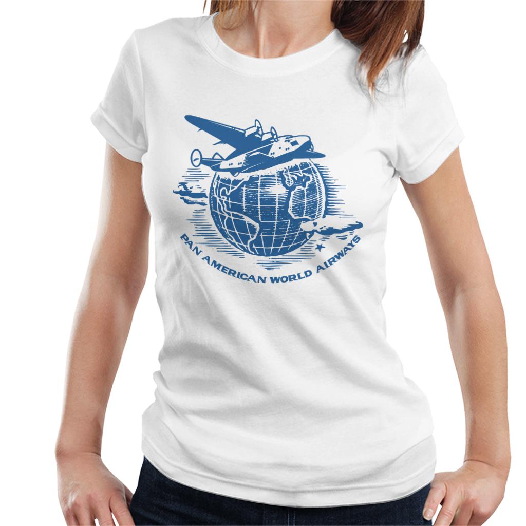 Pan Am Flying Around The World Women's T-Shirt-ALL + EVERY