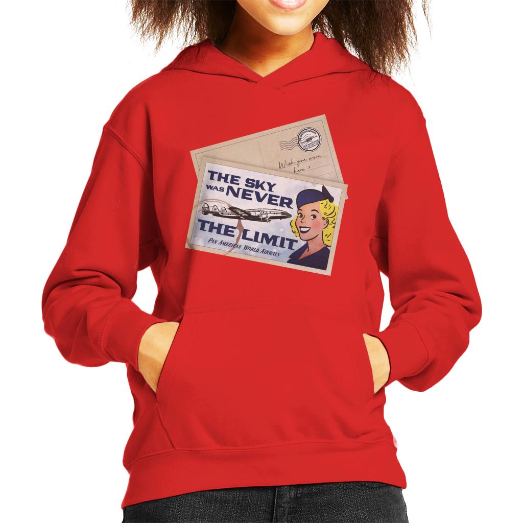 Pan Am The Sky Was Never The Limit Kid's Hooded Sweatshirt-ALL + EVERY