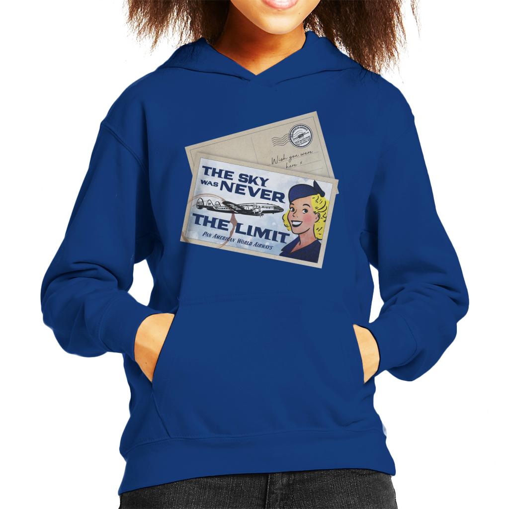 Pan Am The Sky Was Never The Limit Kid's Hooded Sweatshirt-ALL + EVERY