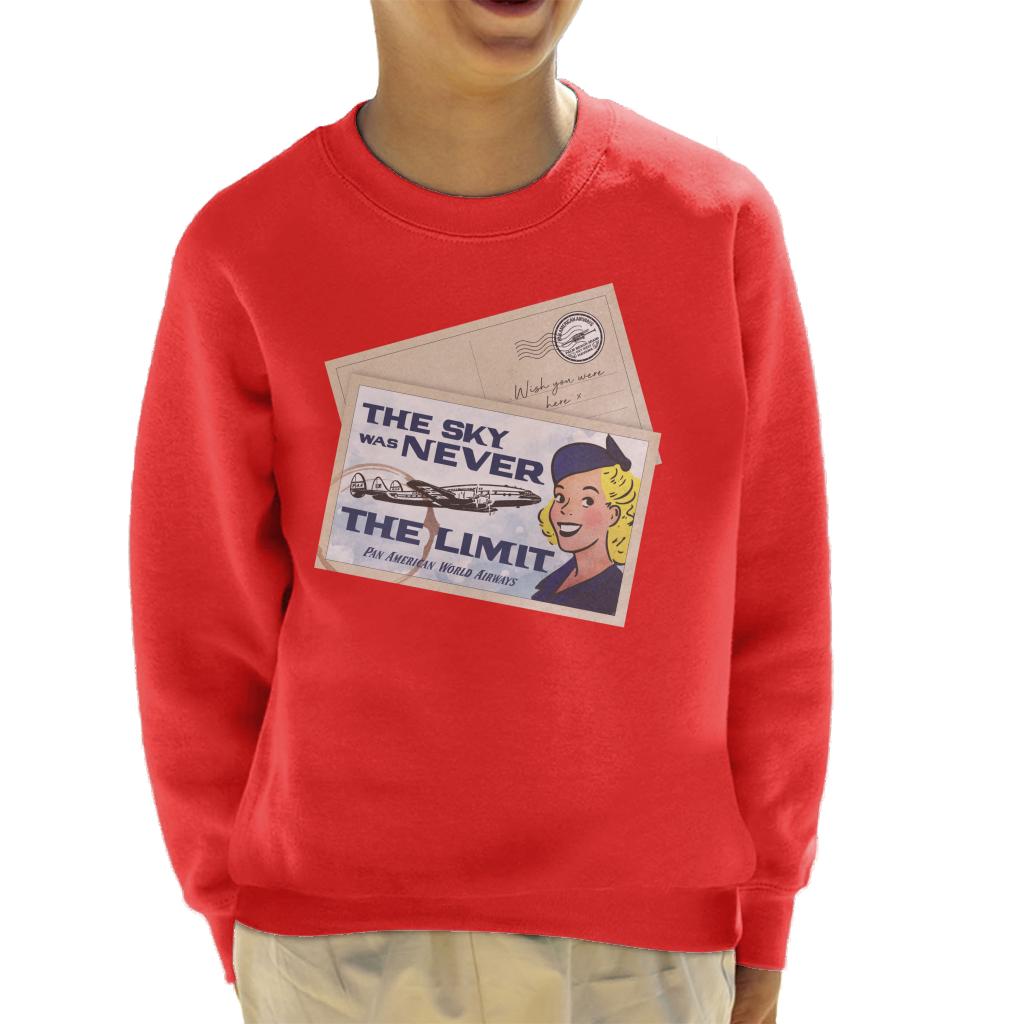 Pan Am The Sky Was Never The Limit Kid's Sweatshirt-ALL + EVERY