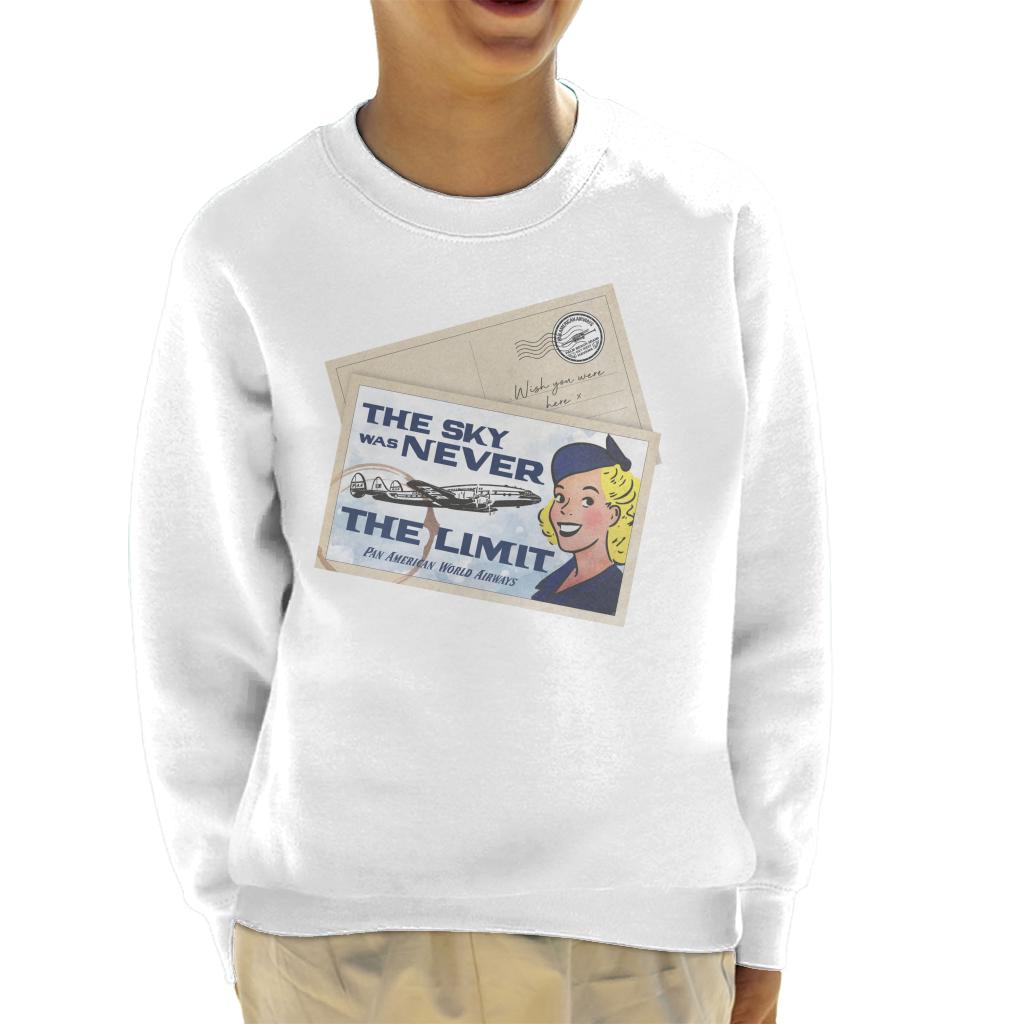 Pan Am The Sky Was Never The Limit Kid's Sweatshirt-ALL + EVERY