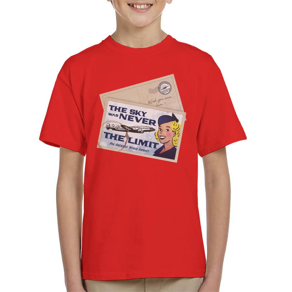 Pan Am The Sky Was Never The Limit Kid's T-Shirt-ALL + EVERY