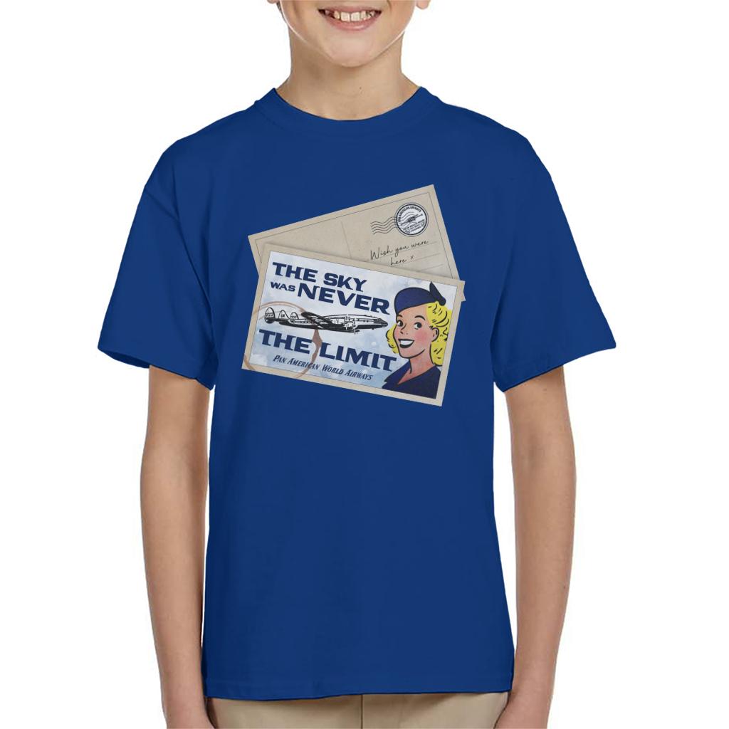 Pan Am The Sky Was Never The Limit Kid's T-Shirt-ALL + EVERY