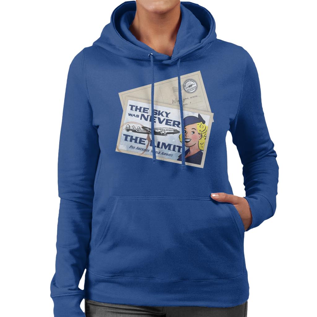 Pan Am The Sky Was Never The Limit Women's Hooded Sweatshirt-ALL + EVERY