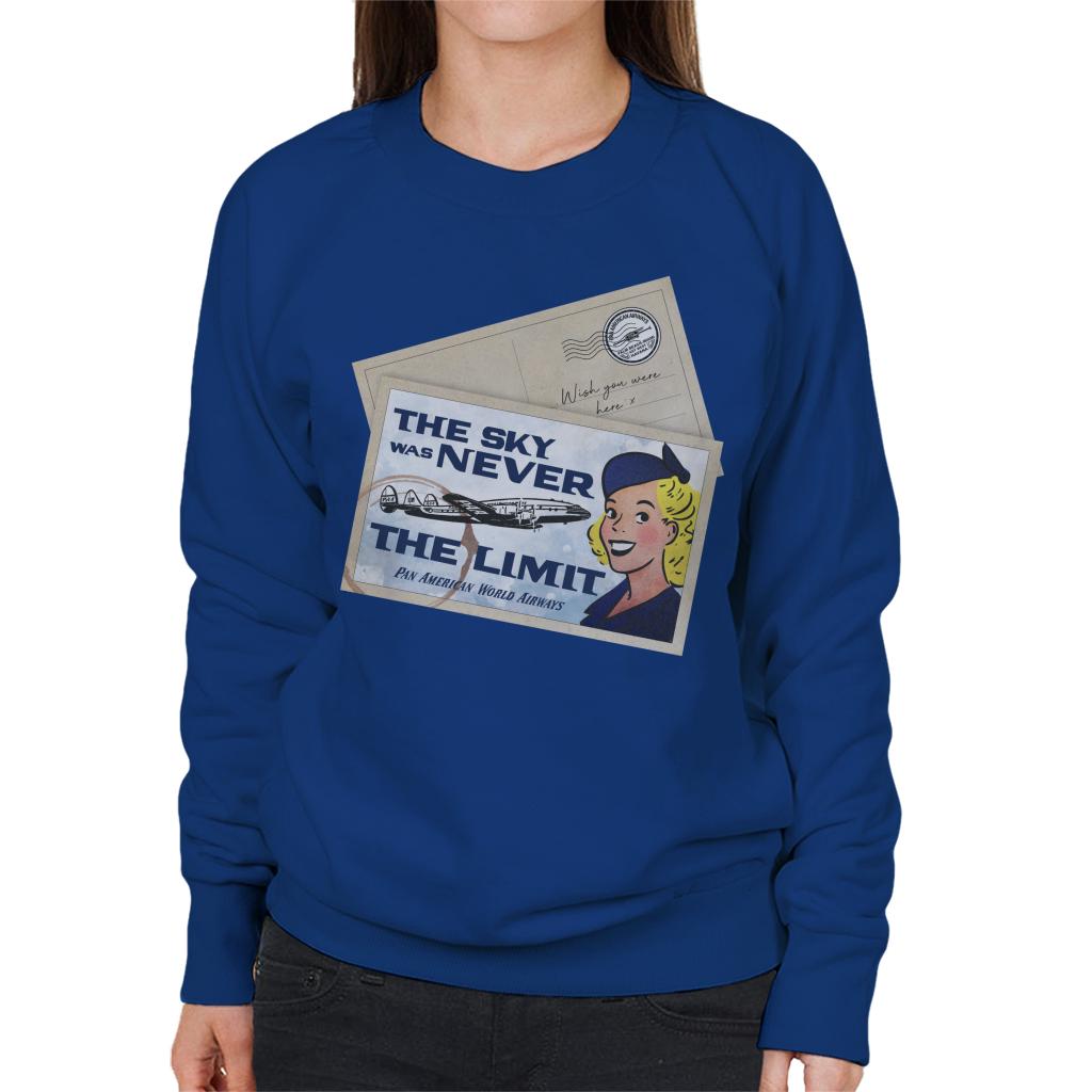 Pan Am The Sky Was Never The Limit Women's Sweatshirt-ALL + EVERY