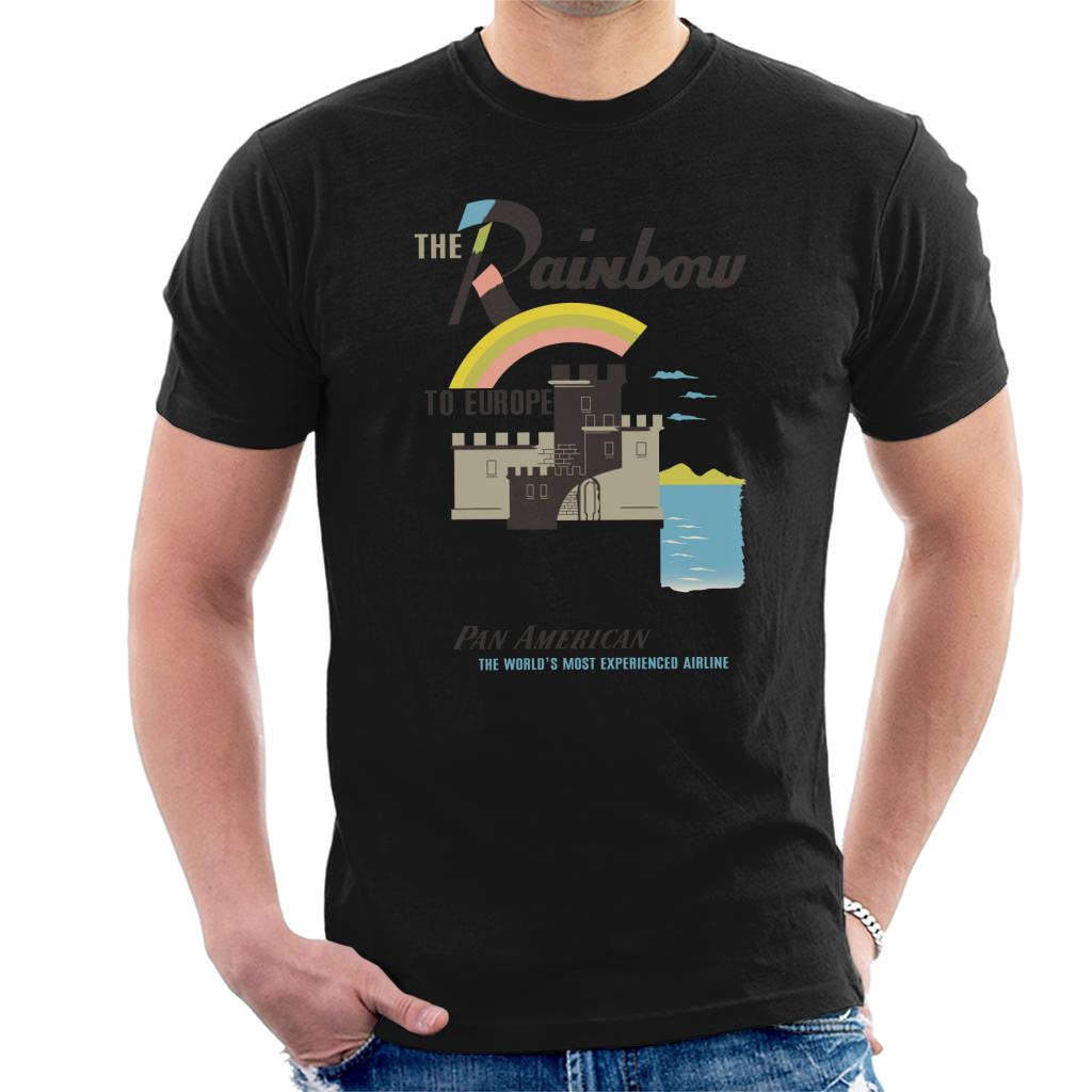 Pan Am The Rainbow To Europe Men's T-Shirt-ALL + EVERY