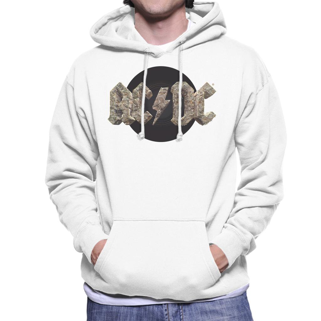 AC/DC Rock Logo Men's Hooded Sweatshirt-ALL + EVERY