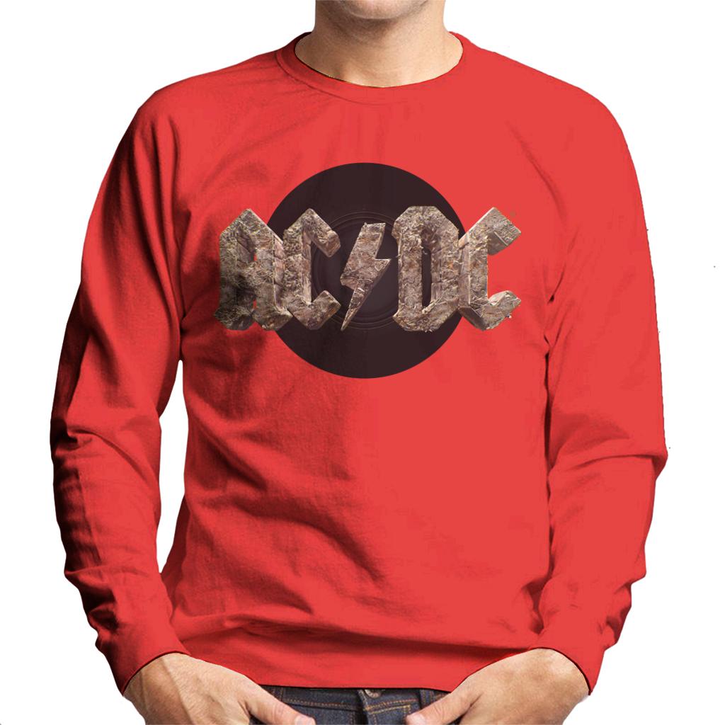 AC/DC Rock Logo Men's Sweatshirt-ALL + EVERY