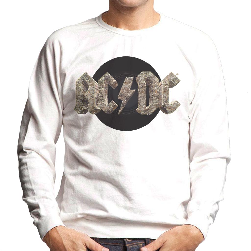 AC/DC Rock Logo Men's Sweatshirt-ALL + EVERY