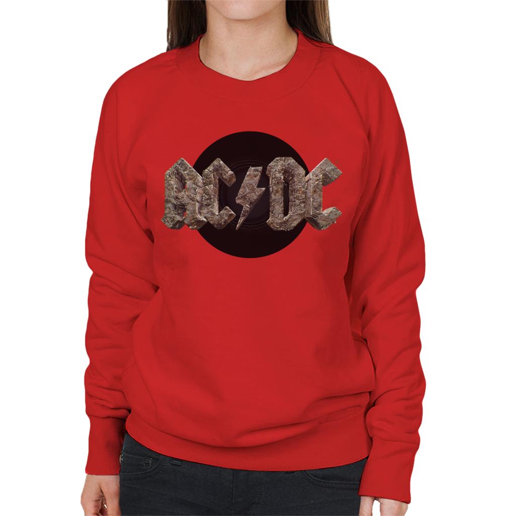 AC/DC Rock Logo Women's Sweatshirt-ALL + EVERY