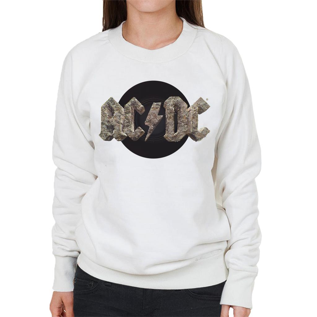 AC/DC Rock Logo Women's Sweatshirt-ALL + EVERY