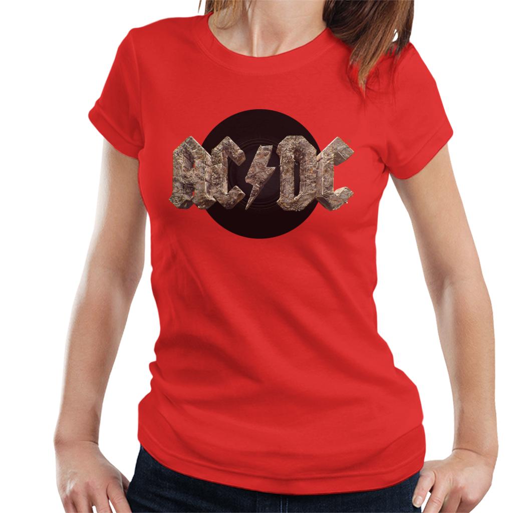 AC/DC Rock Logo Women's T-Shirt-ALL + EVERY