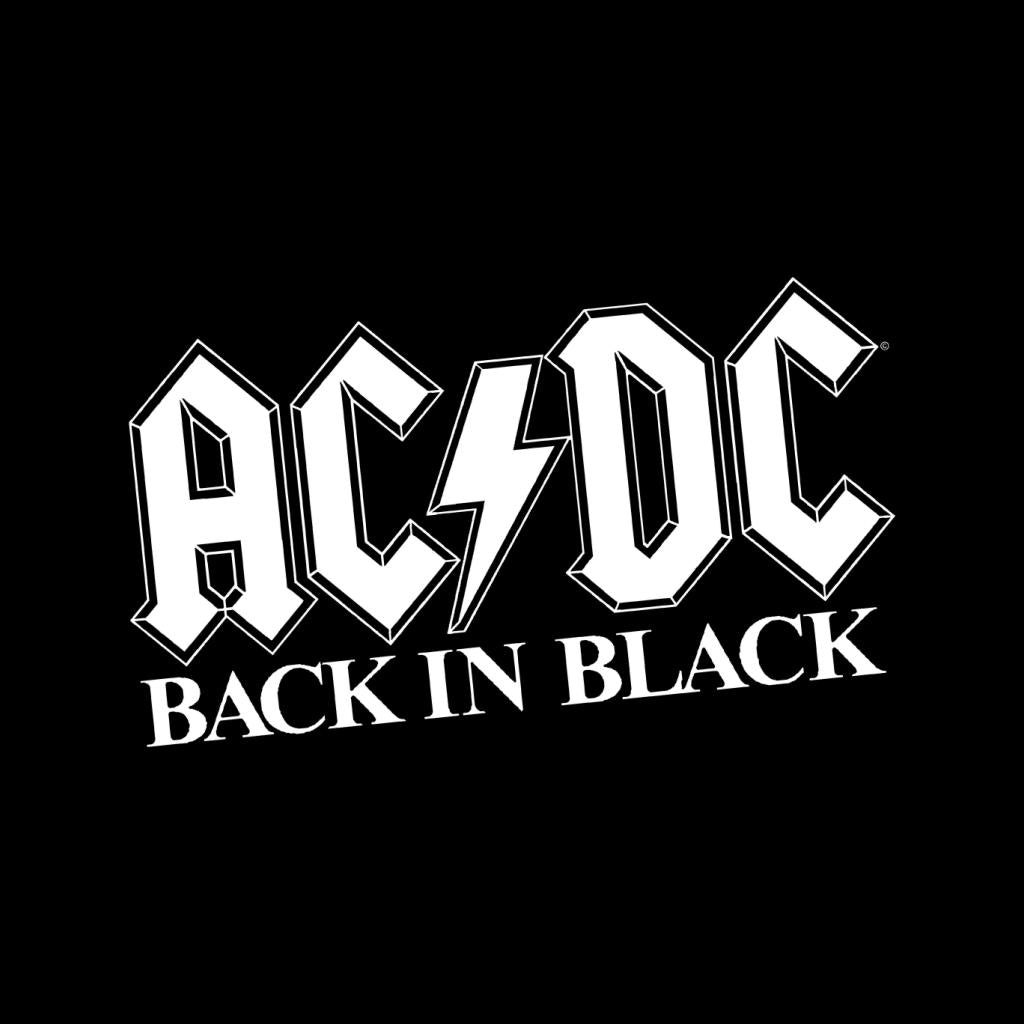 AC/DC Back In Black Men's Sweatshirt-ALL + EVERY