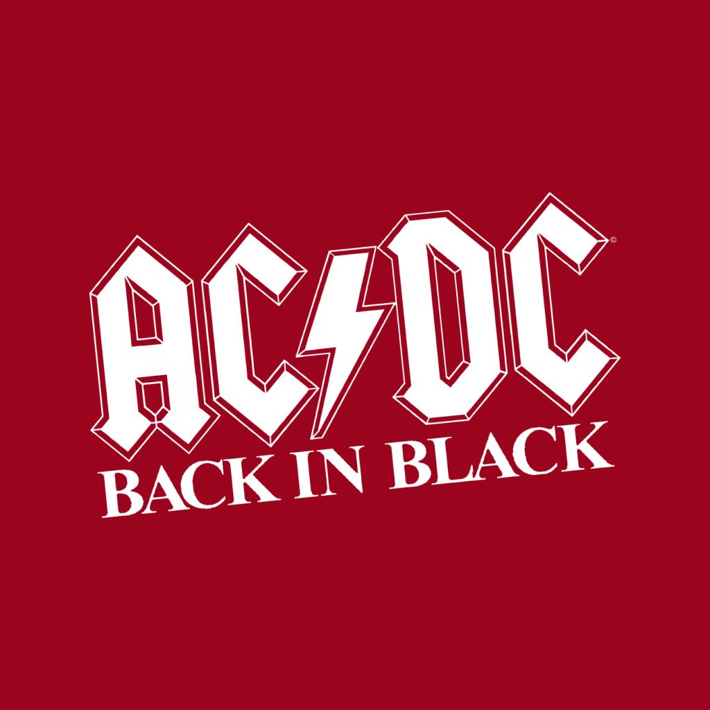 AC/DC Back In Black Women's Sweatshirt-ALL + EVERY