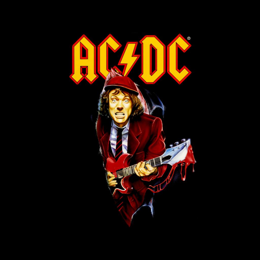 AC/DC Angus Young Women's Hooded Sweatshirt-ALL + EVERY