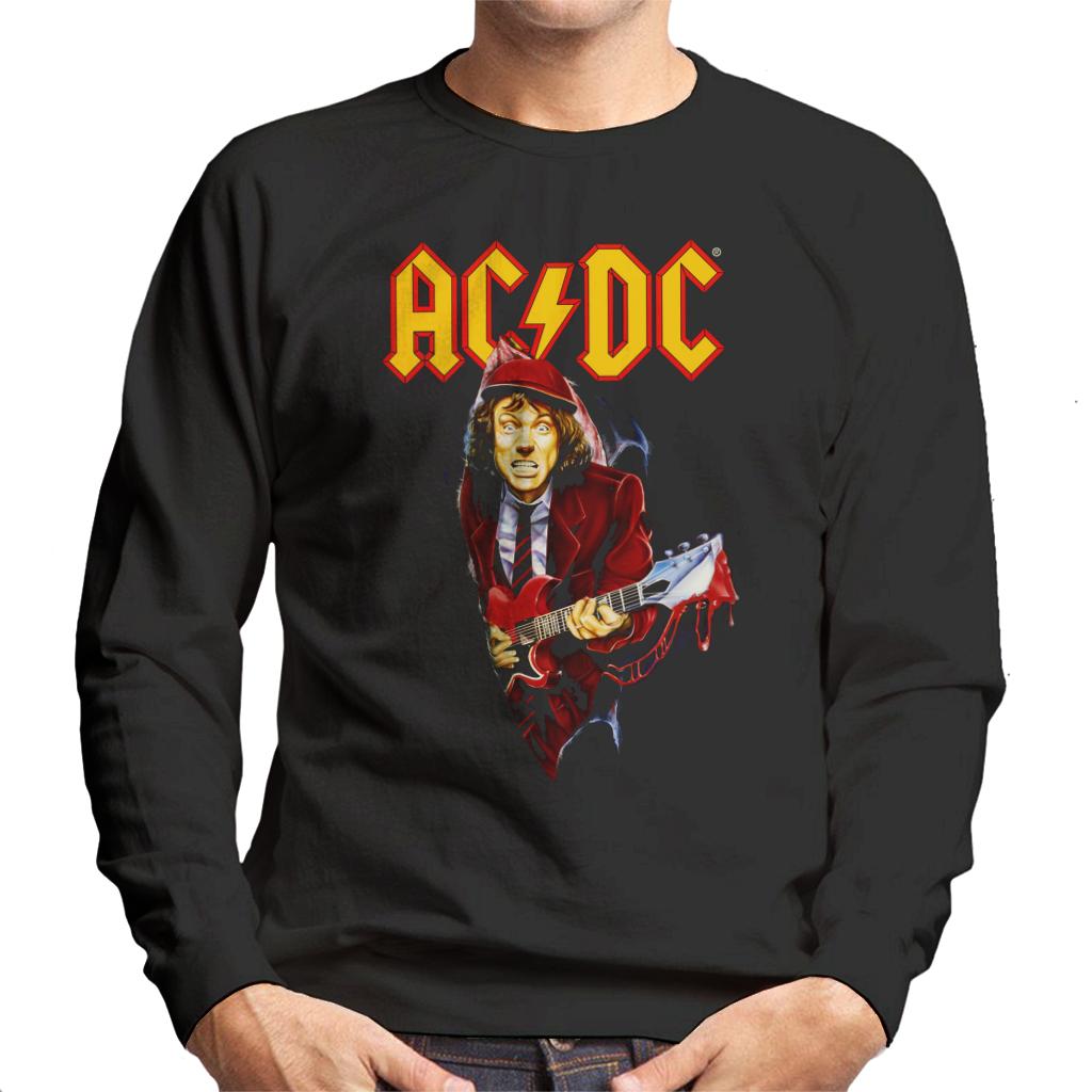 AC/DC Angus Young Men's Sweatshirt-ALL + EVERY