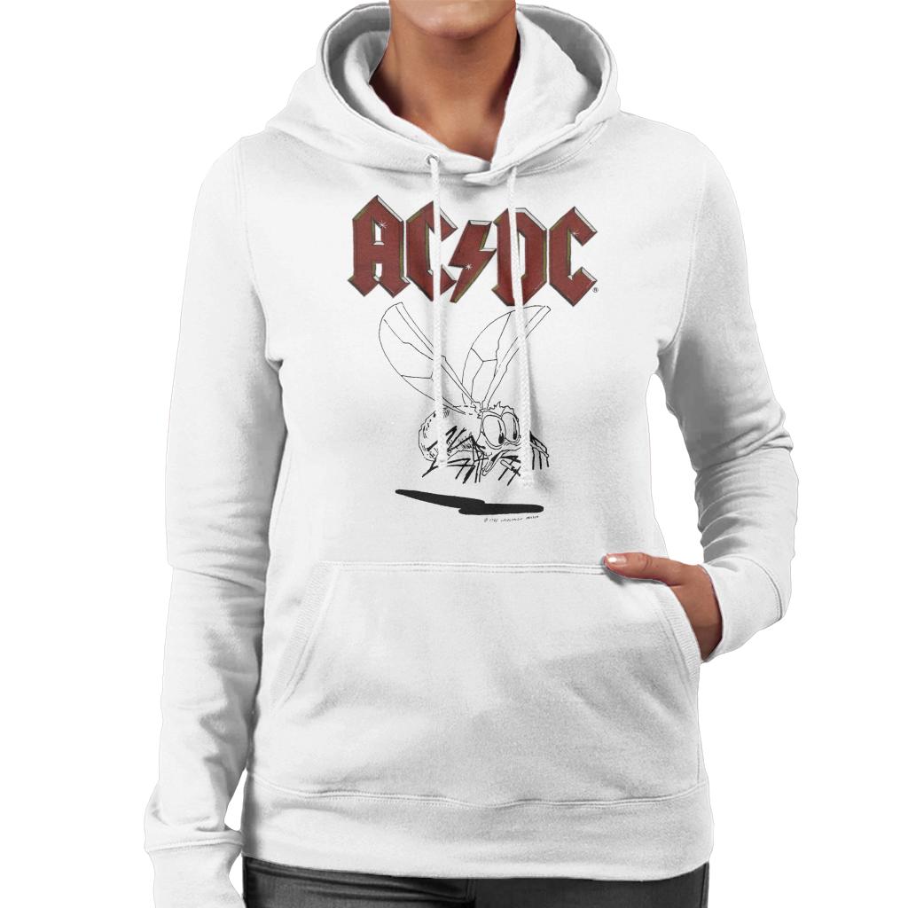 AC/DC Mosquito Sketch Women's Hooded Sweatshirt-ALL + EVERY