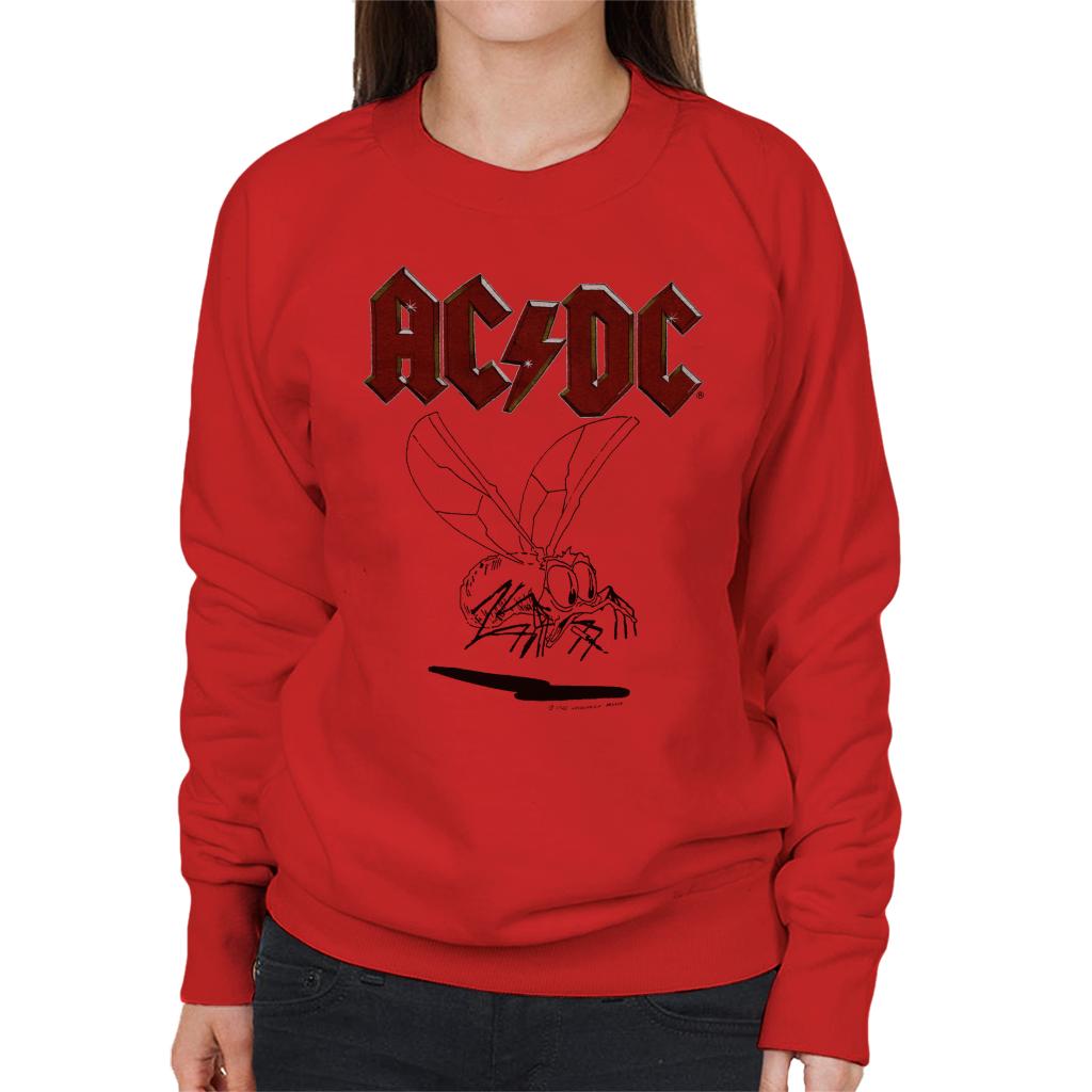 AC/DC Mosquito Sketch Women's Sweatshirt-ALL + EVERY