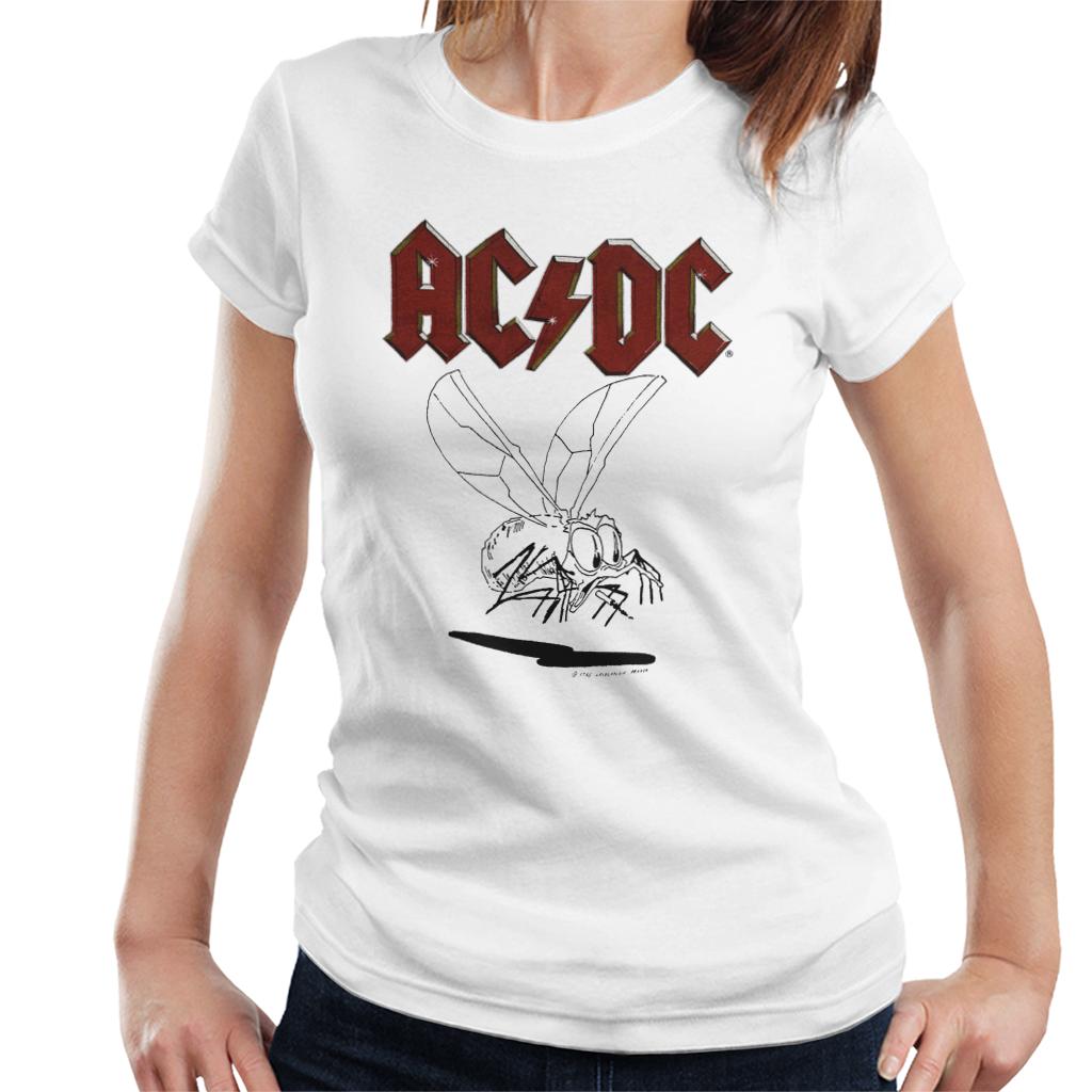 AC/DC Mosquito Sketch Women's T-Shirt-ALL + EVERY