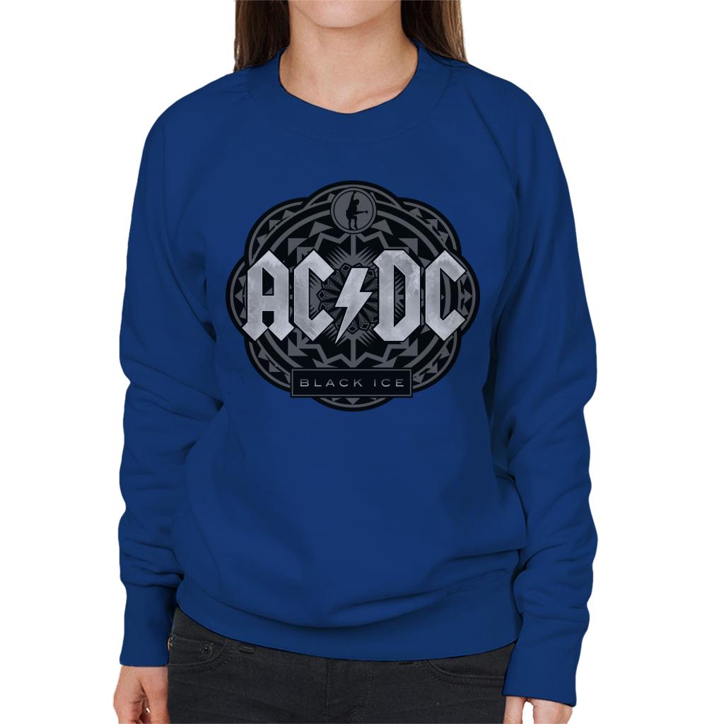 AC/DC Black Ice Women's Sweatshirt-ALL + EVERY