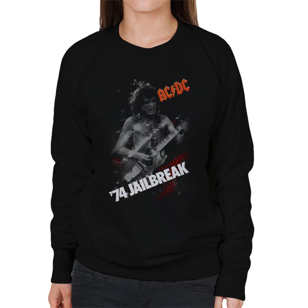 AC/DC 74 Jailbreak Women's Sweatshirt-ALL + EVERY