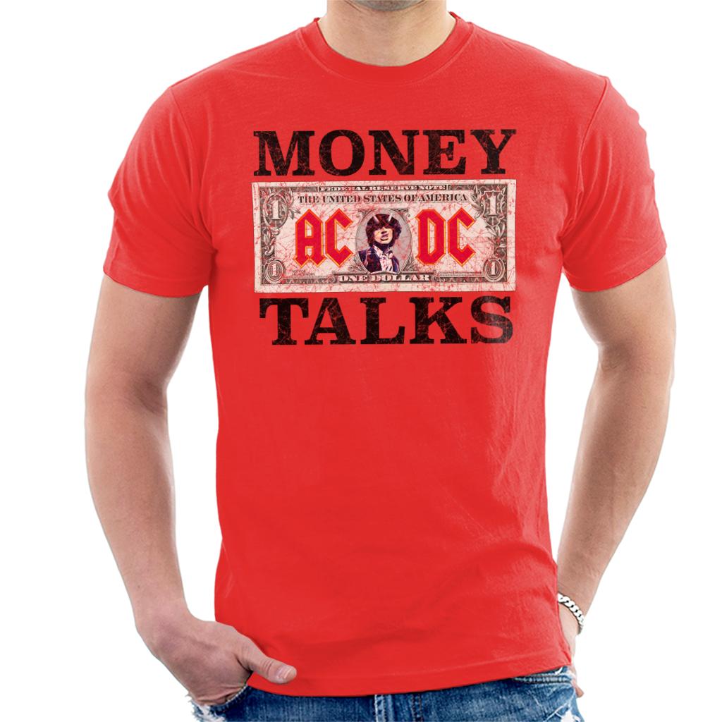 AC/DC Dollar Bill Money Talks Men's T-Shirt-ALL + EVERY