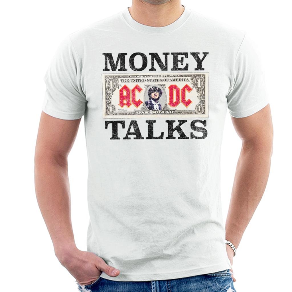 AC/DC Dollar Bill Money Talks Men's T-Shirt-ALL + EVERY