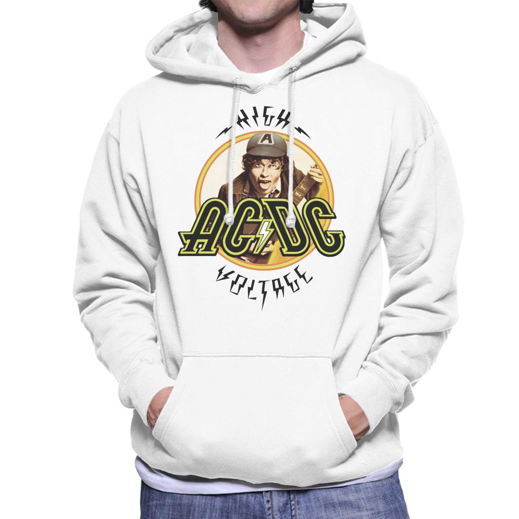 AC/DC High Voltage Angus Young Men's Hooded Sweatshirt-ALL + EVERY