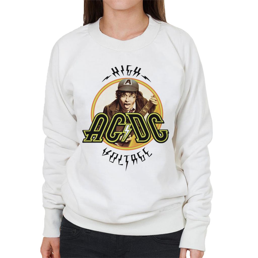 AC/DC High Voltage Angus Young Women's Sweatshirt-ALL + EVERY