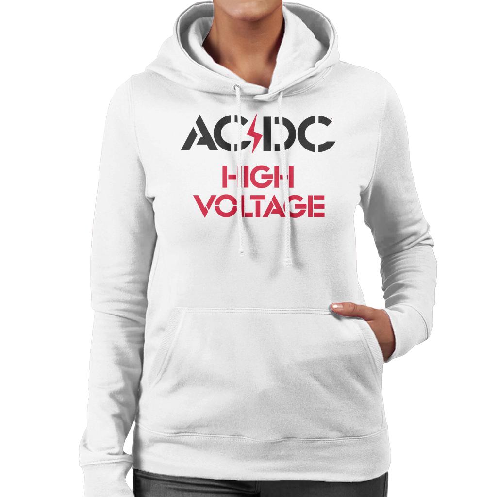 AC/DC High Voltage Women's Hooded Sweatshirt-ALL + EVERY