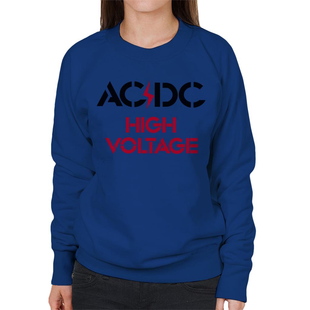 AC/DC High Voltage Women's Sweatshirt-ALL + EVERY