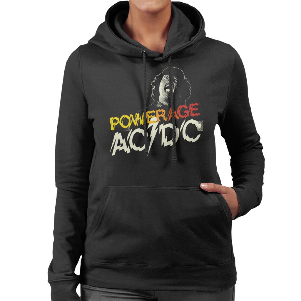 AC/DC Powerage Women's Hooded Sweatshirt-ALL + EVERY