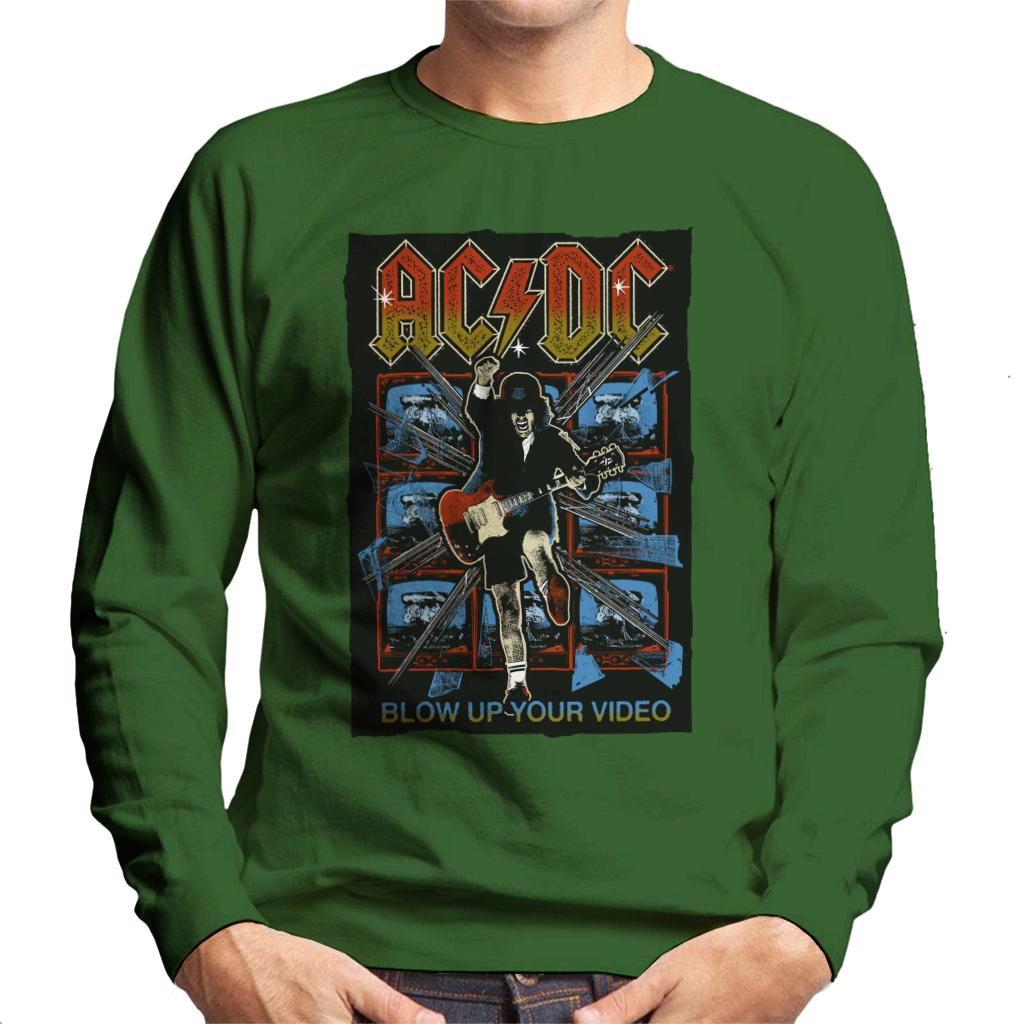 AC/DC Angus Young Blow Up Your Video Men's Sweatshirt-ALL + EVERY