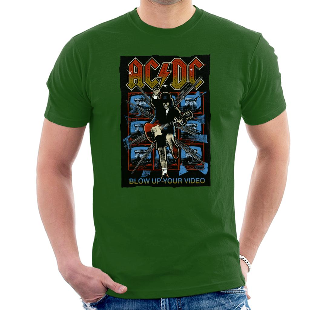 AC/DC Angus Young Blow Up Your Video Men's T-Shirt-ALL + EVERY