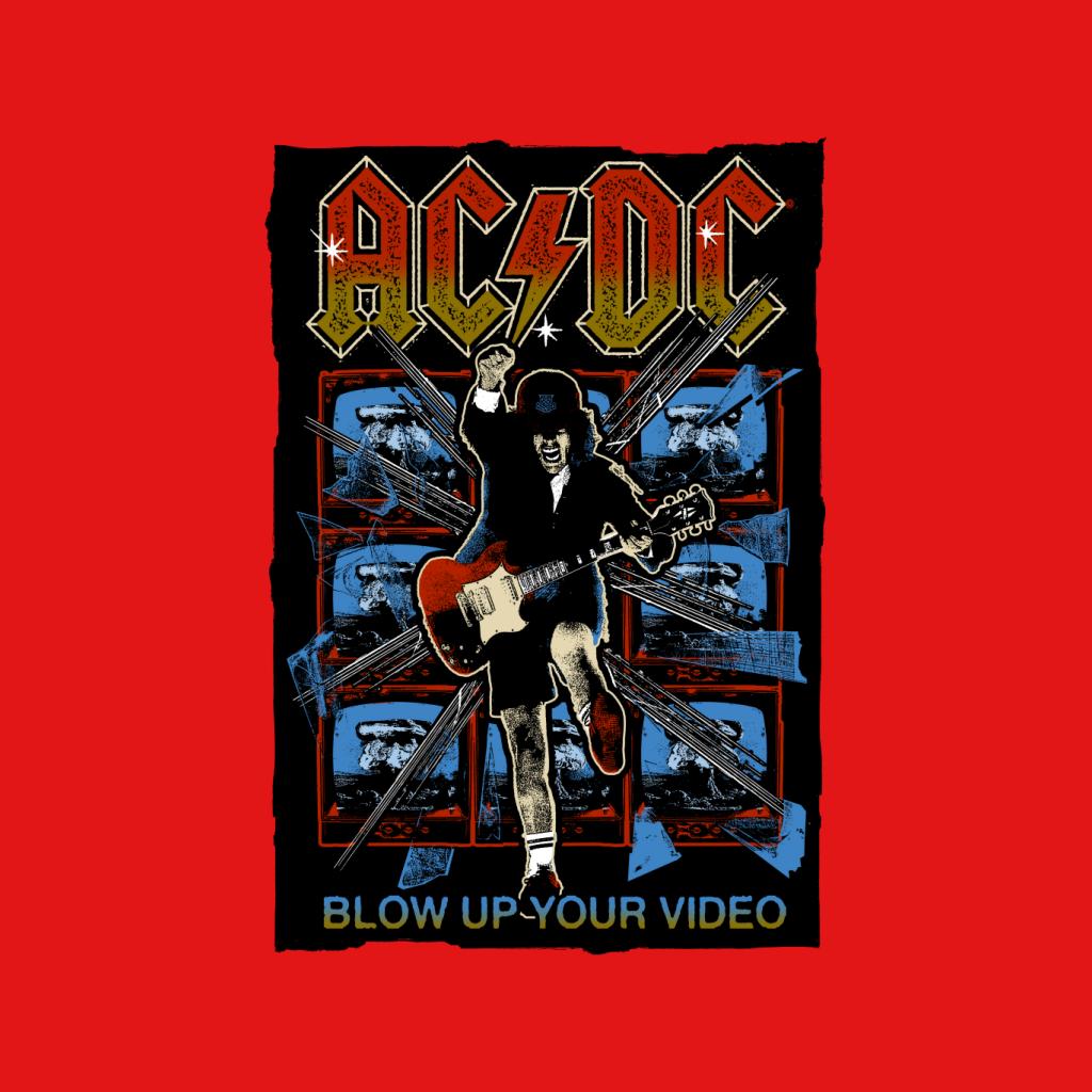 AC/DC Angus Young Blow Up Your Video Men's T-Shirt-ALL + EVERY