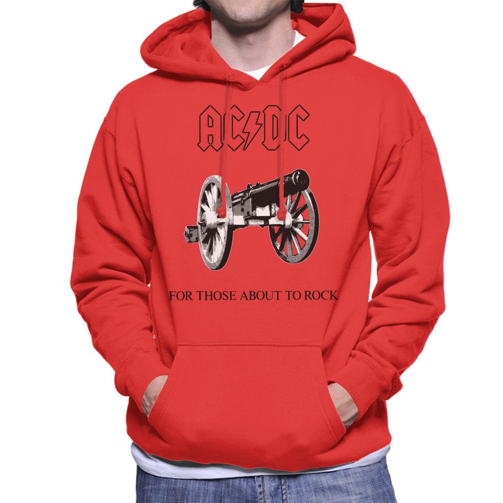 AC/DC For Those About To Rock Men's Hooded Sweatshirt-ALL + EVERY