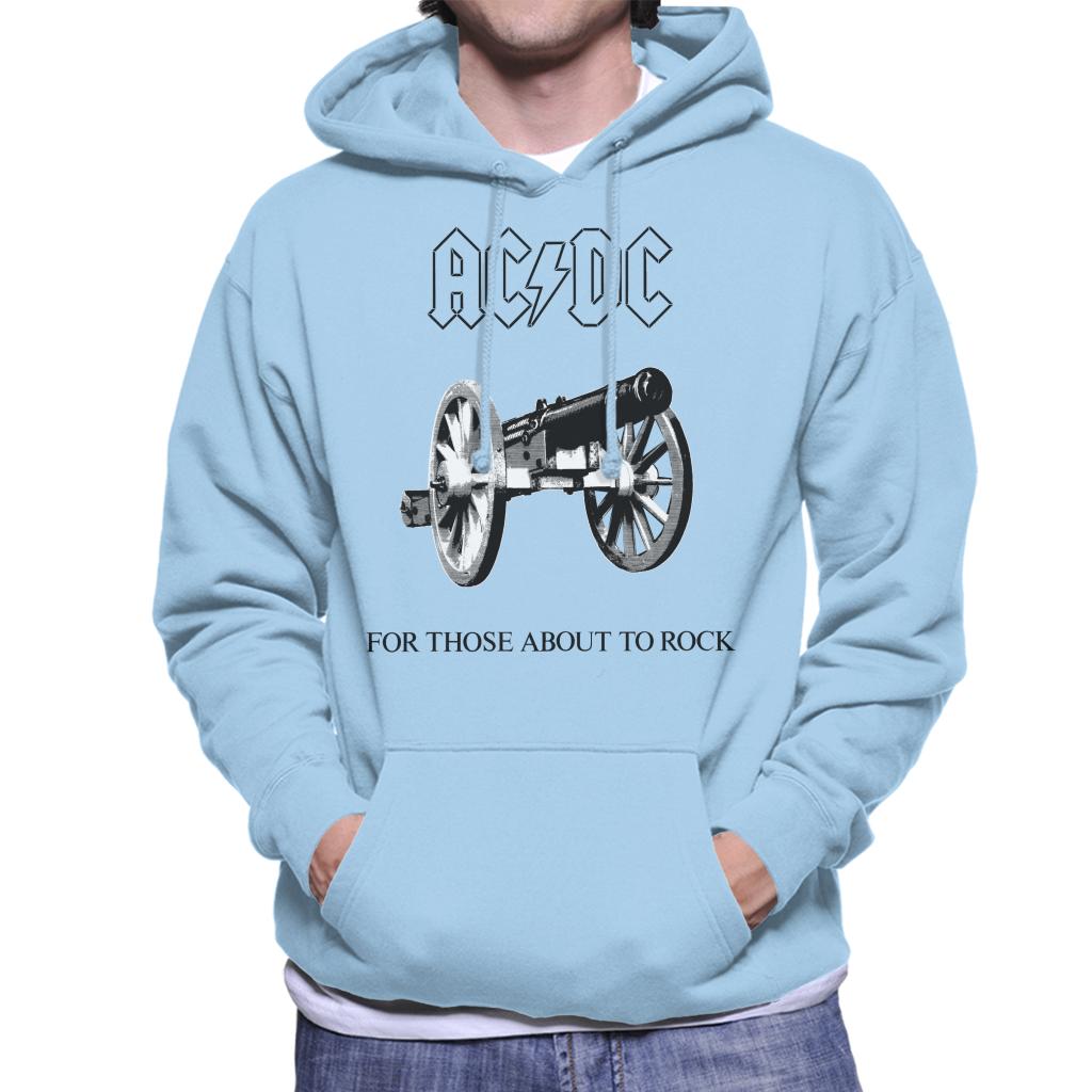 AC/DC For Those About To Rock Men's Hooded Sweatshirt-ALL + EVERY