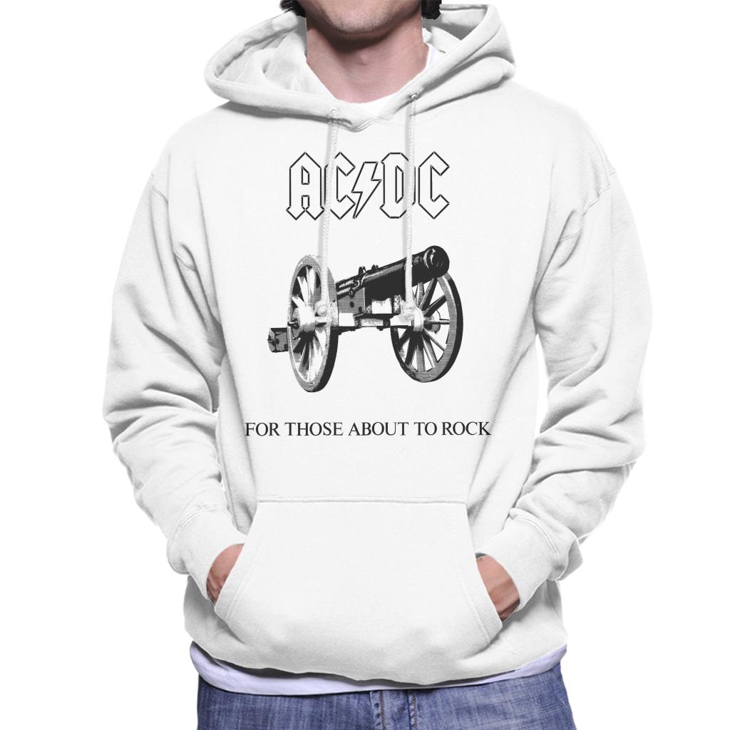 AC/DC For Those About To Rock Men's Hooded Sweatshirt-ALL + EVERY