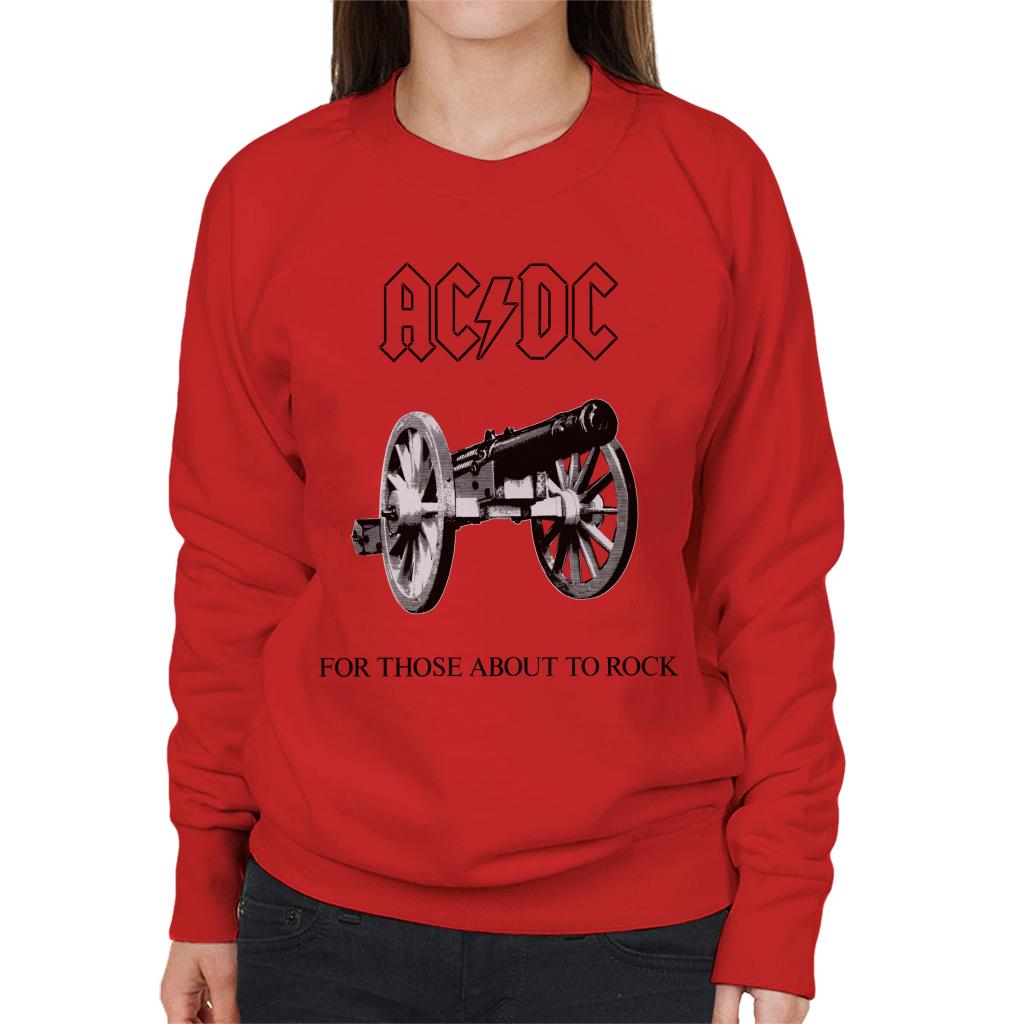 AC/DC For Those About To Rock Women's Sweatshirt-ALL + EVERY