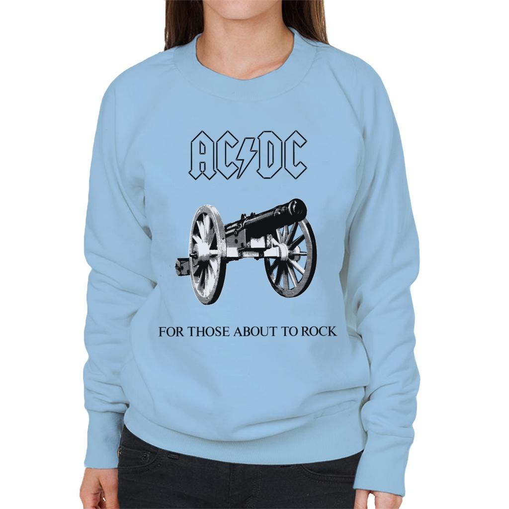 AC/DC For Those About To Rock Women's Sweatshirt-ALL + EVERY