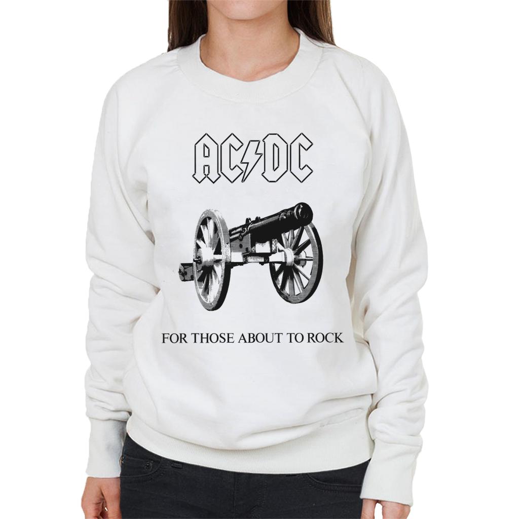 AC/DC For Those About To Rock Women's Sweatshirt-ALL + EVERY