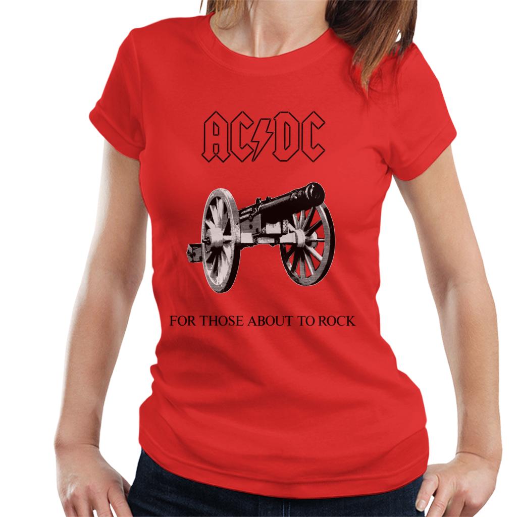 AC/DC For Those About To Rock Women's T-Shirt-ALL + EVERY