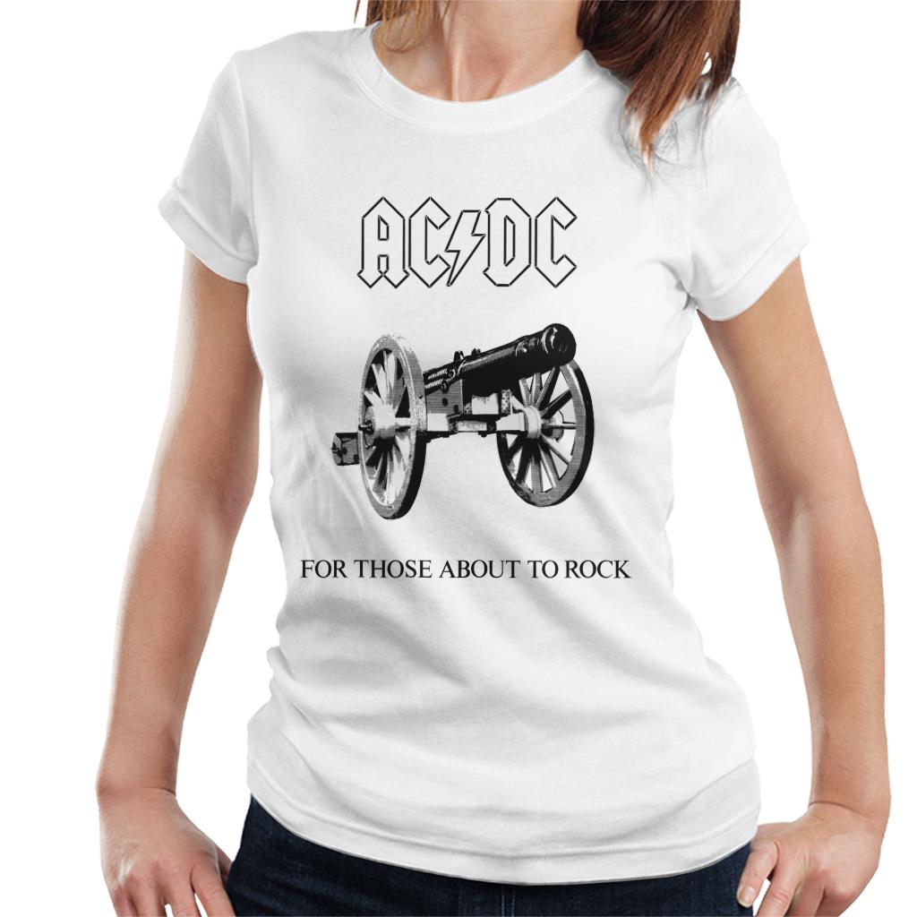 AC/DC For Those About To Rock Women's T-Shirt-ALL + EVERY