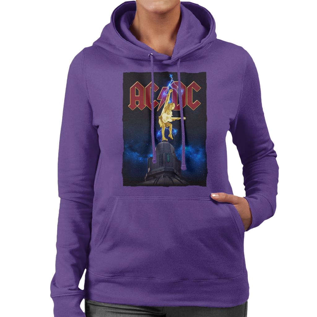 AC/DC Cosmic Thunderstruck Women's Hooded Sweatshirt-ALL + EVERY