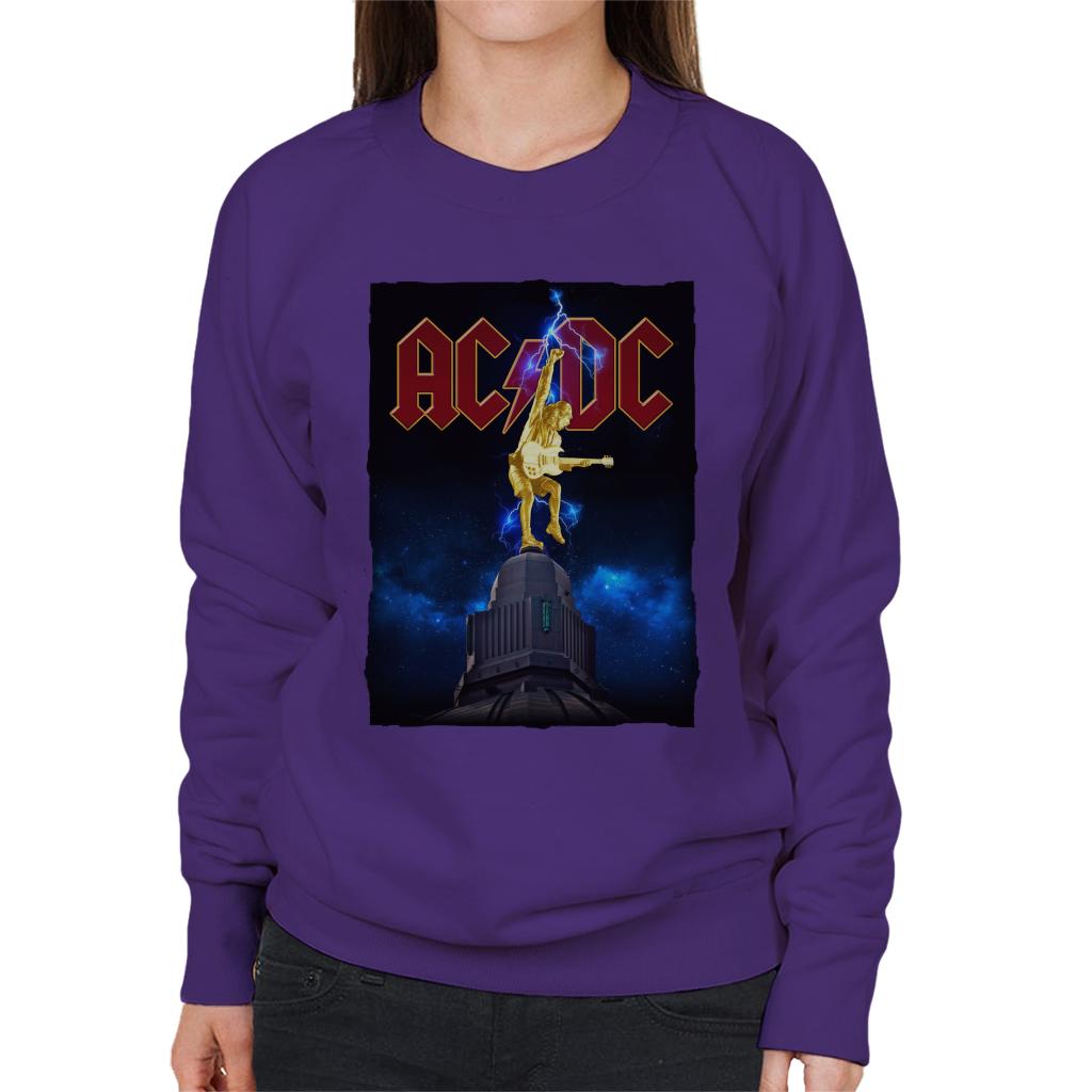 AC/DC Cosmic Thunderstruck Women's Sweatshirt-ALL + EVERY