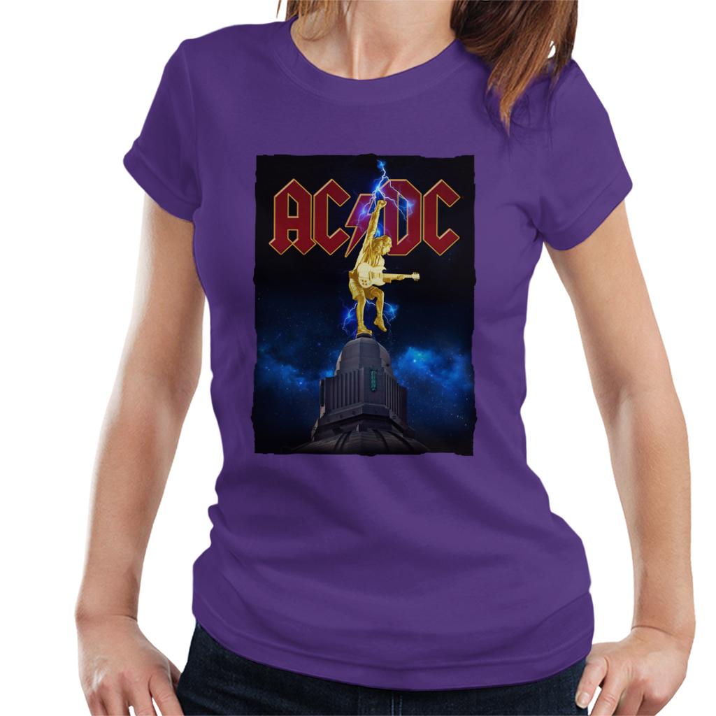 AC/DC Cosmic Thunderstruck Women's T-Shirt-ALL + EVERY