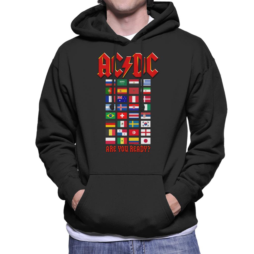 AC/DC Country Flags Are You Ready Men's Hooded Sweatshirt-ALL + EVERY