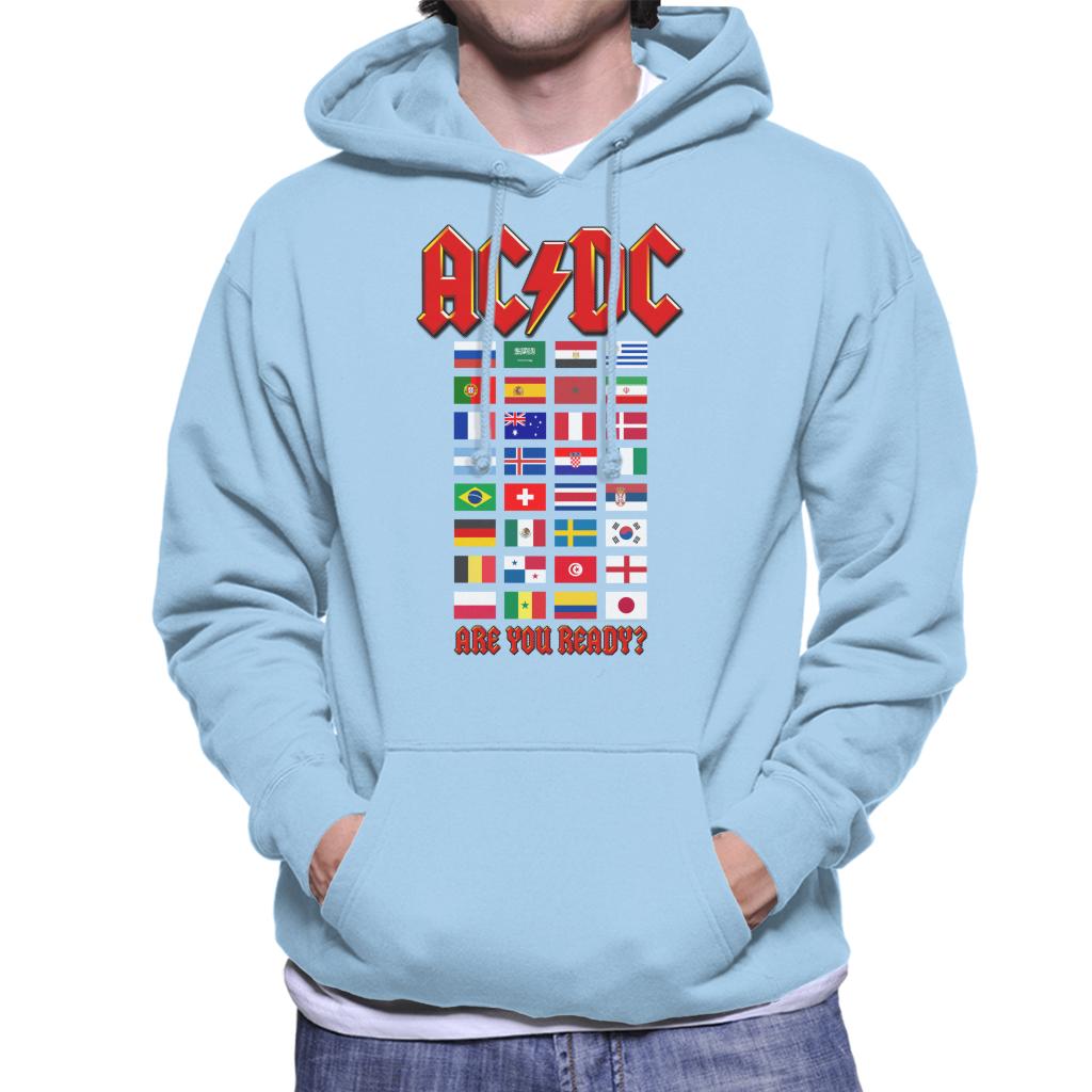 AC/DC Country Flags Are You Ready Men's Hooded Sweatshirt-ALL + EVERY