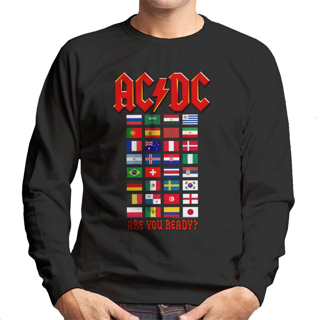 AC/DC Country Flags Are You Ready Men's Sweatshirt-ALL + EVERY